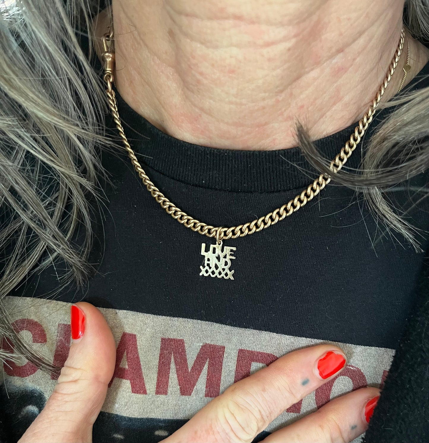 Love and kisses charm