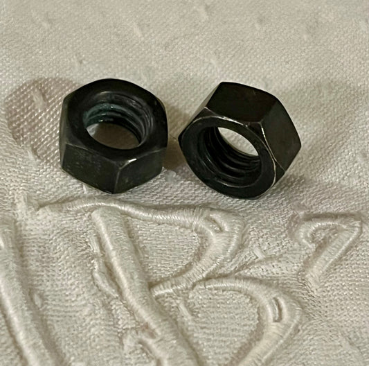 Blackened silver large nut