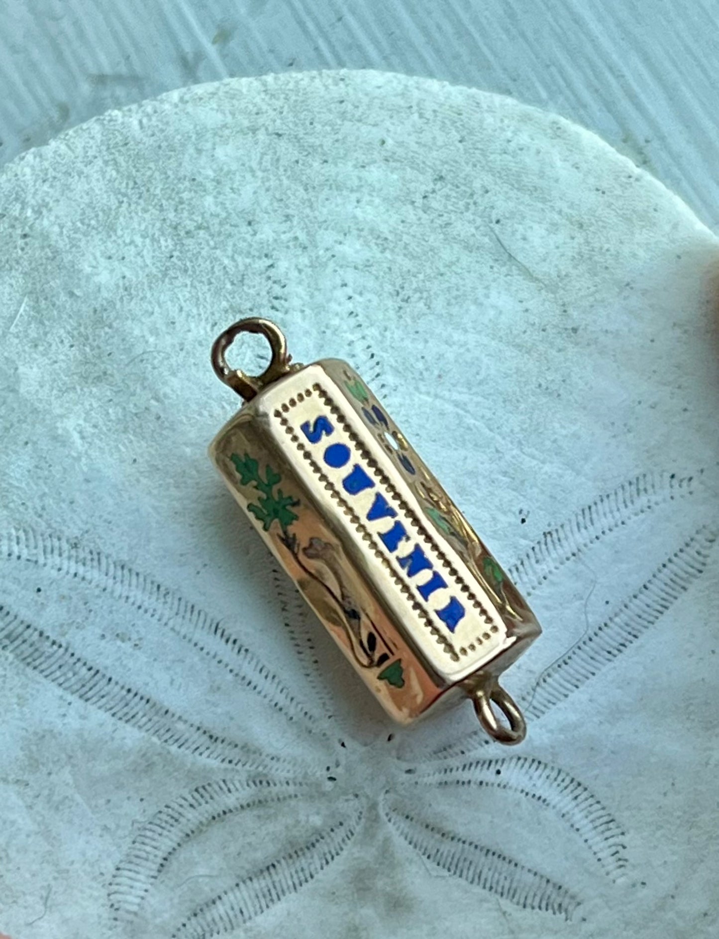 French antique barrel clasp