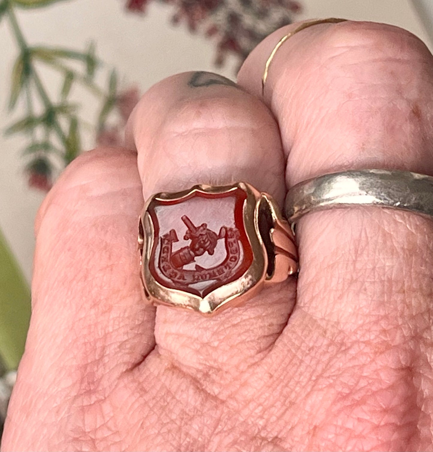 Carnelian antique signet