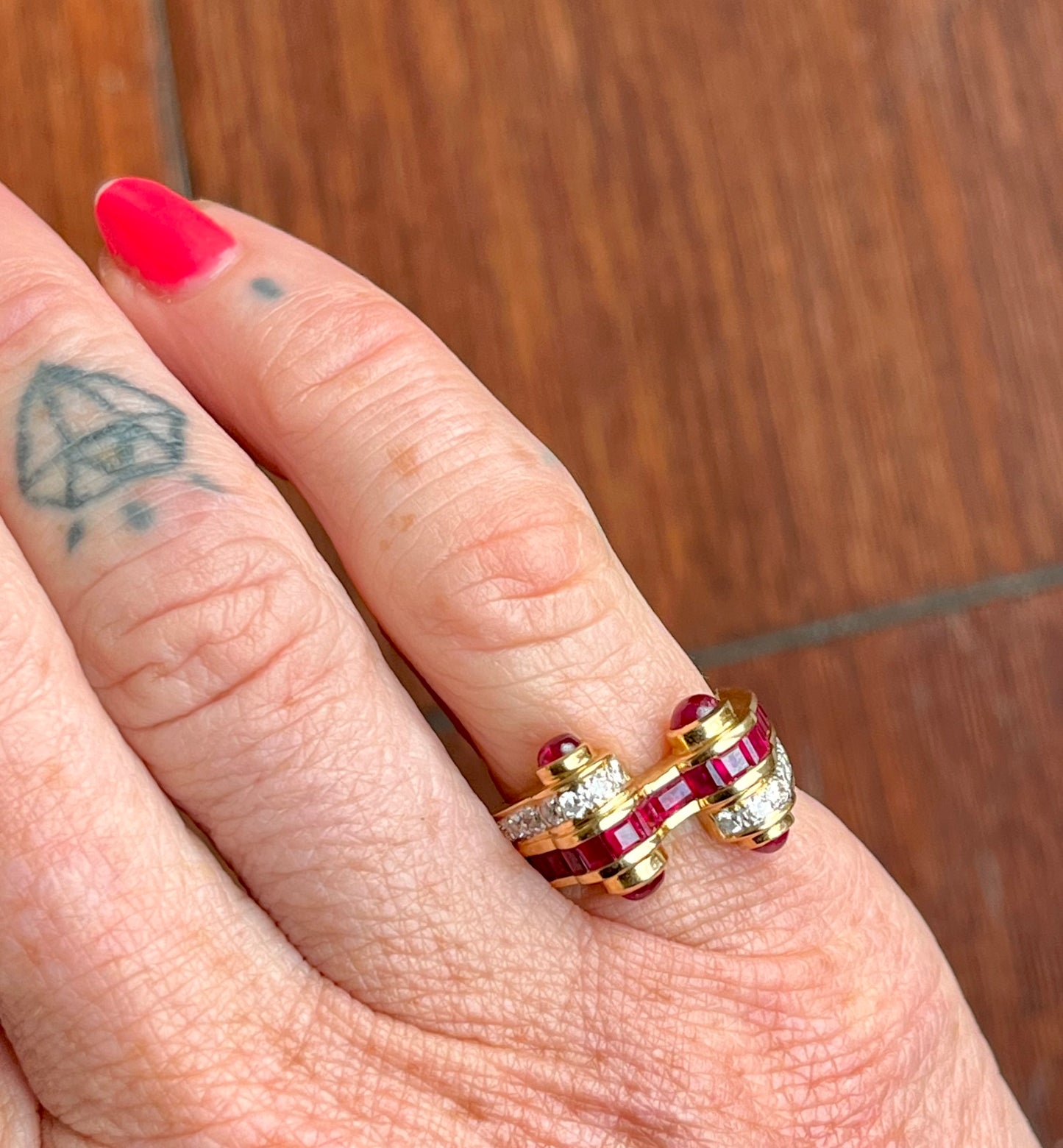 18k Tank Ring