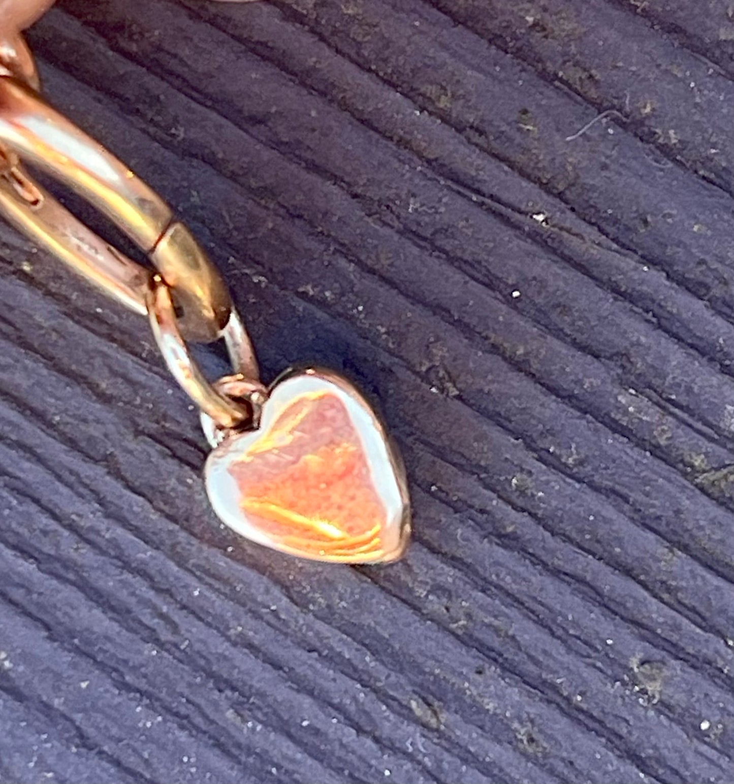 Tiny heart charm