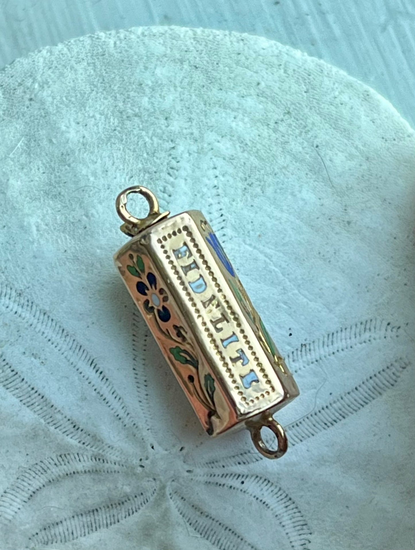 French antique barrel clasp