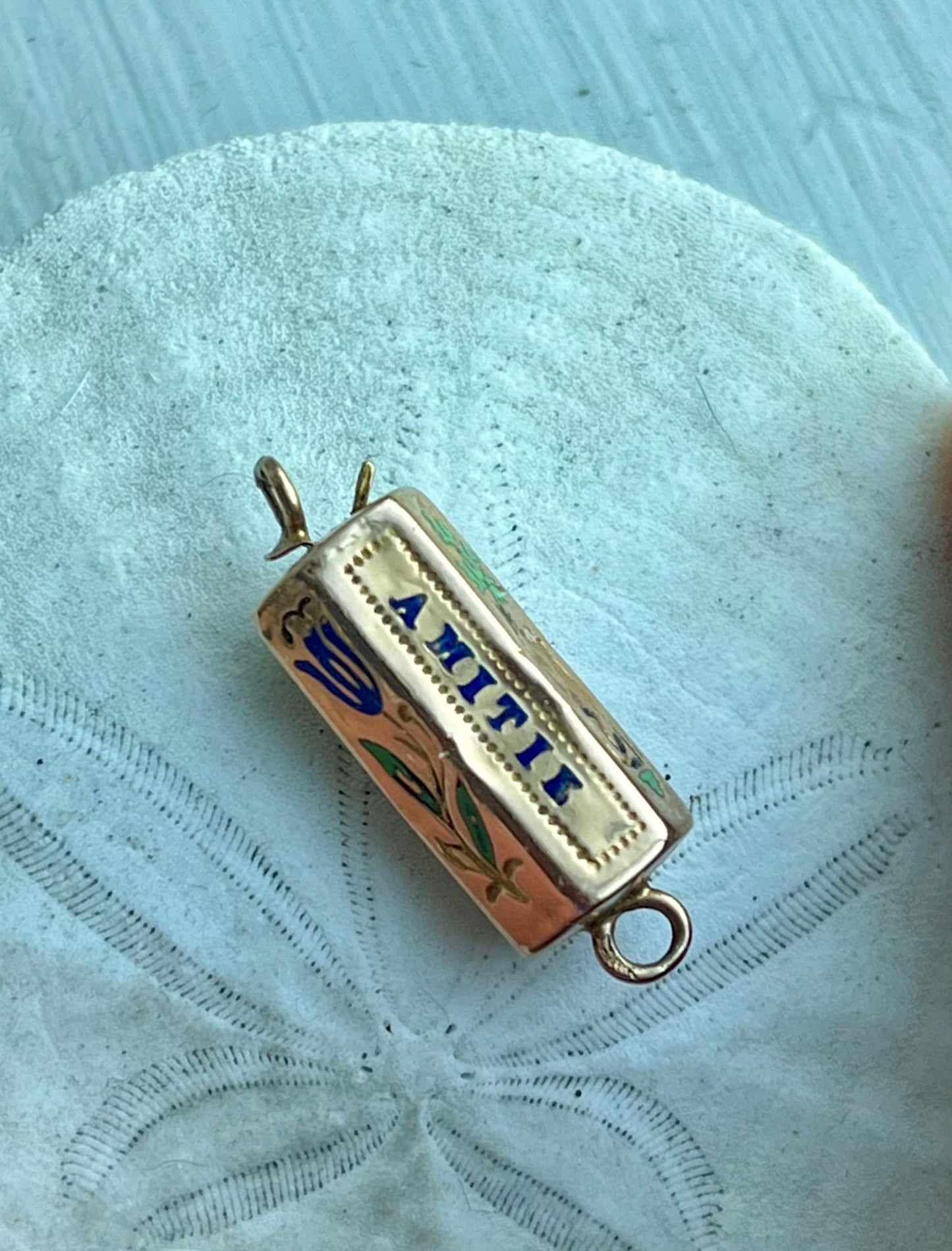 French antique barrel clasp