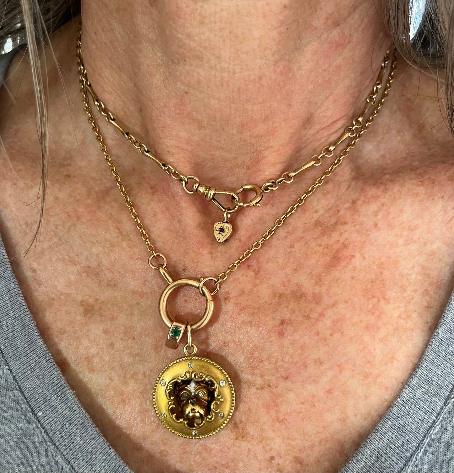 Bar link watch chain