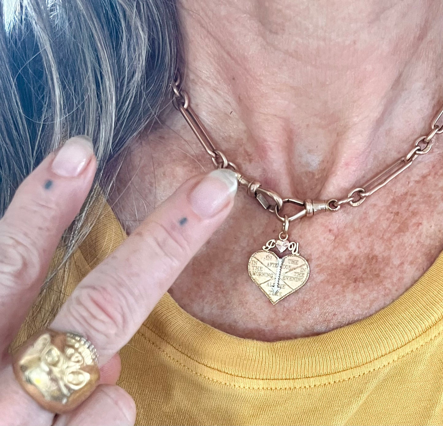Michael Anthony heart charm