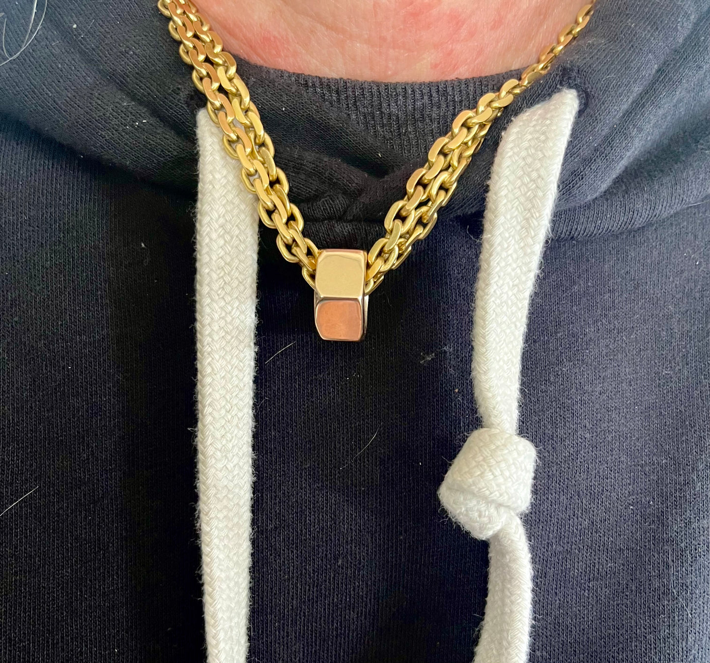 XL 14k nut charm / pendant