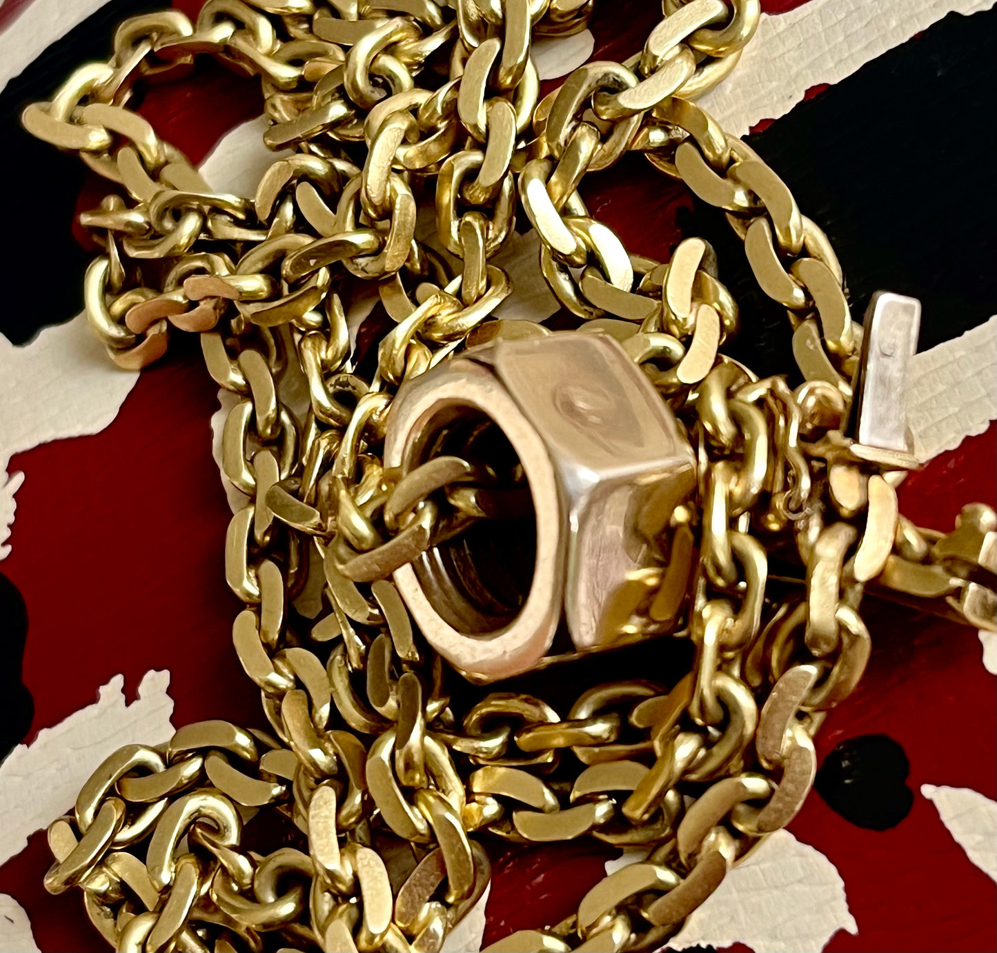 XL 14k nut charm / pendant