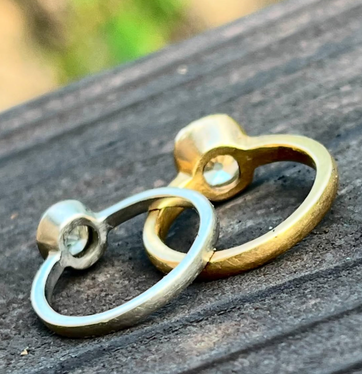 22k or platinum hand crafted solitaire settings