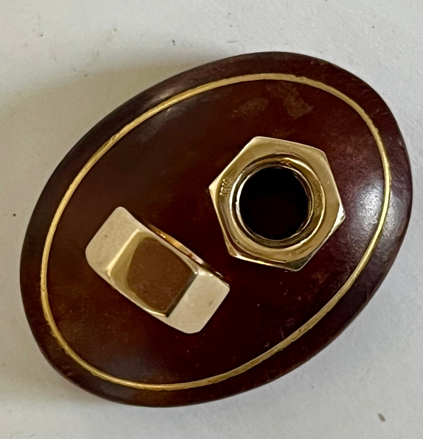 Large 18k gold nuts