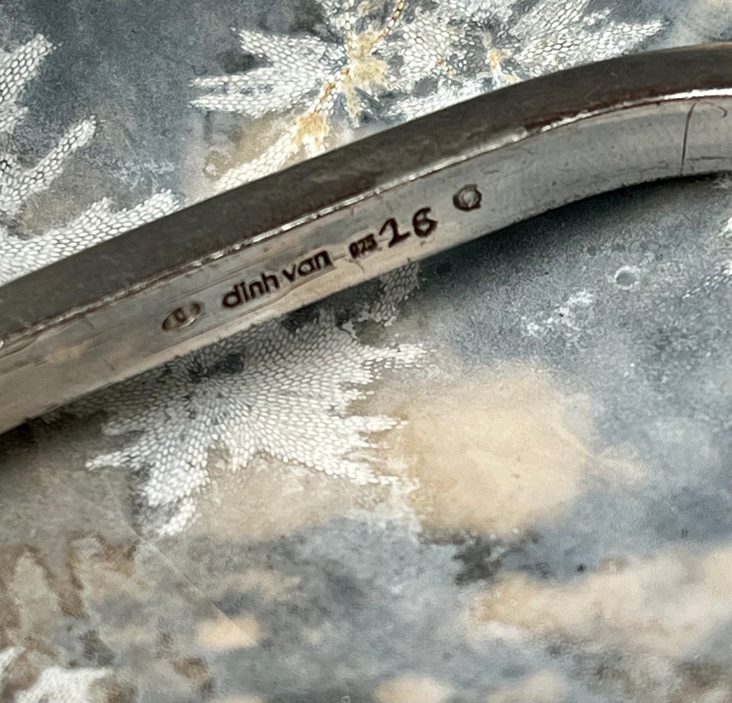 Dinh Van silver cuff bracelet