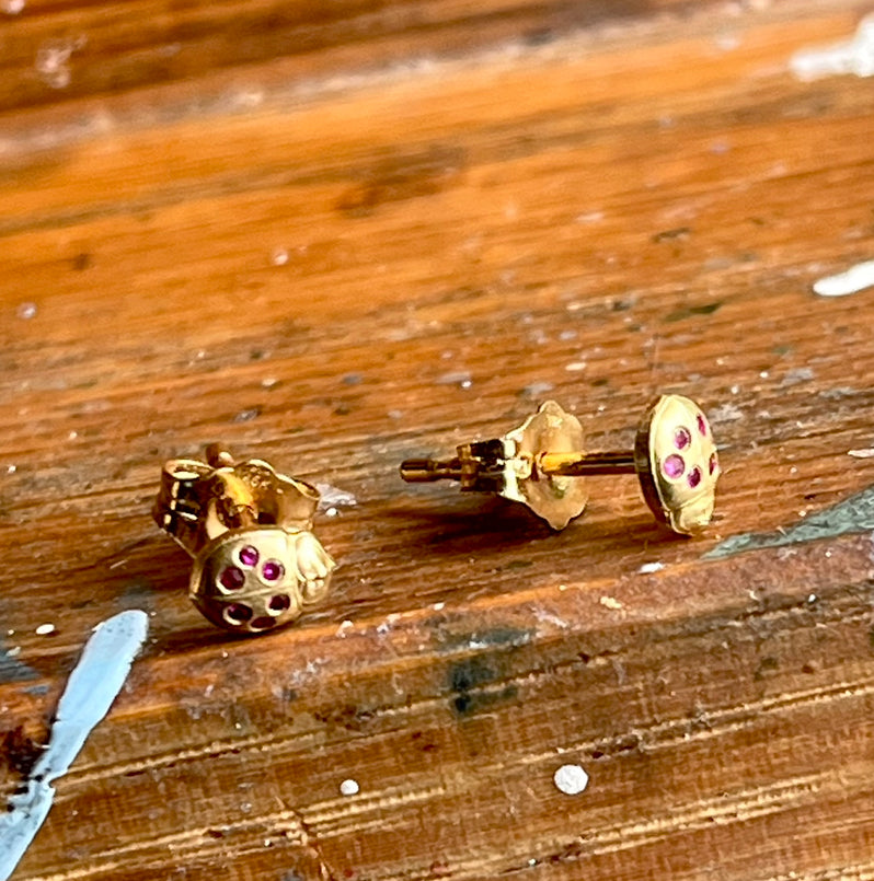Ladybug earrings