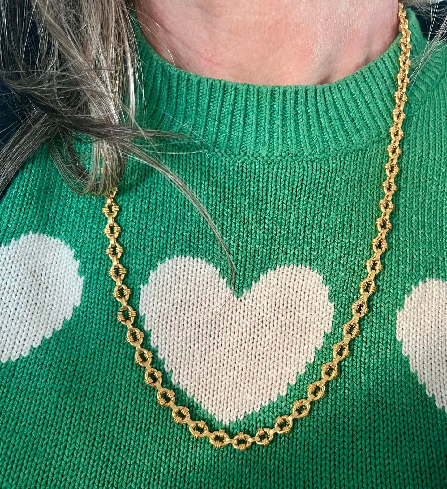 French fancy mariner link chain