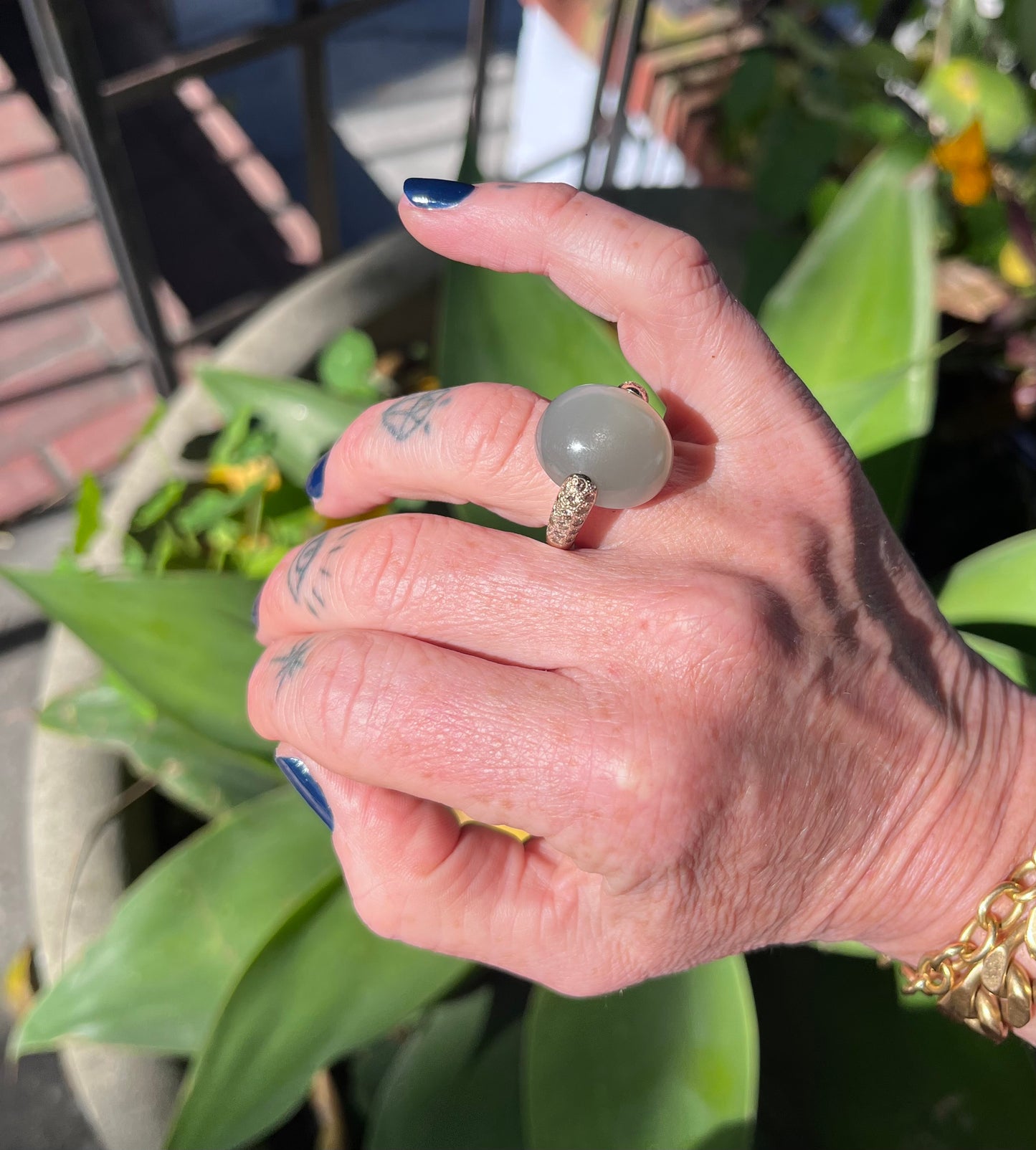Pomellato moonstone ring