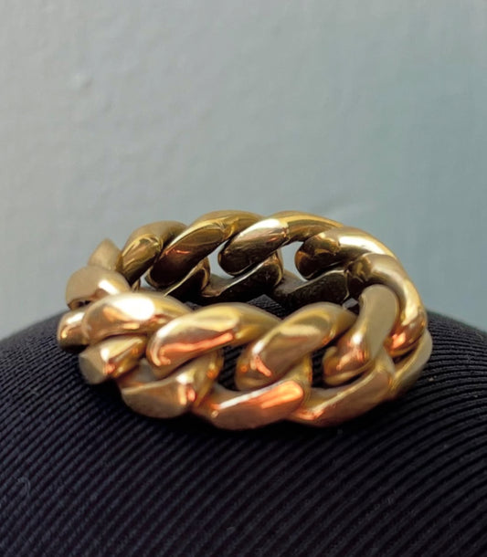 14k chain ring