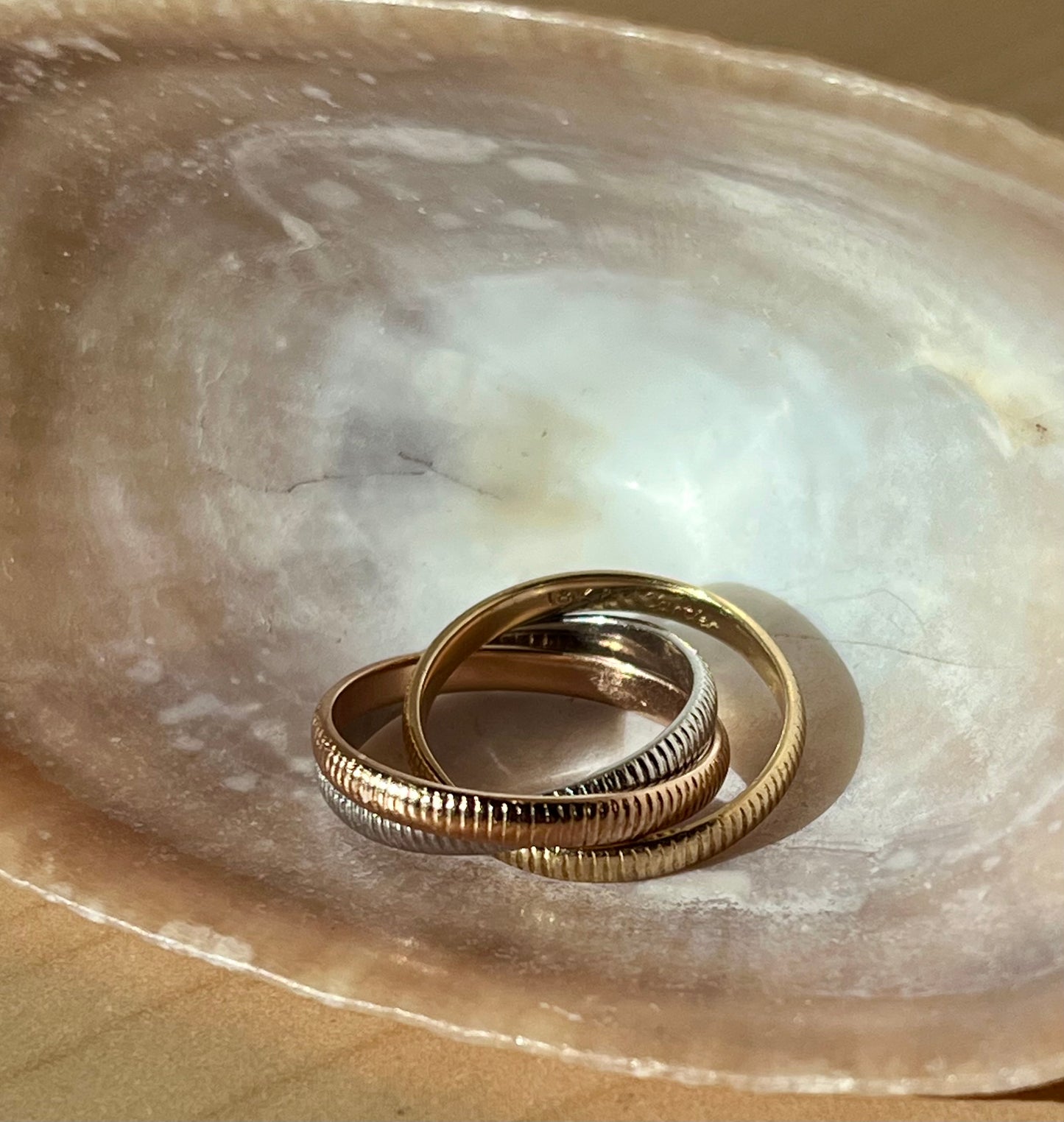 Vintage Cartier trilogy ring