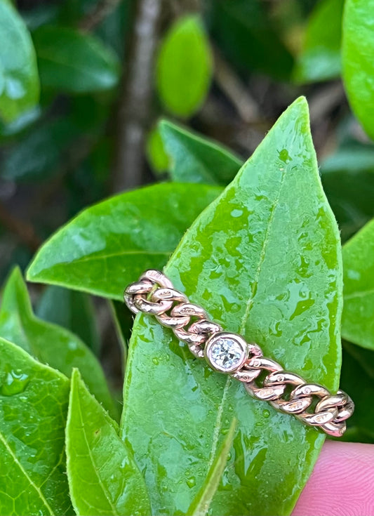 Chain Ring with OMC diamond