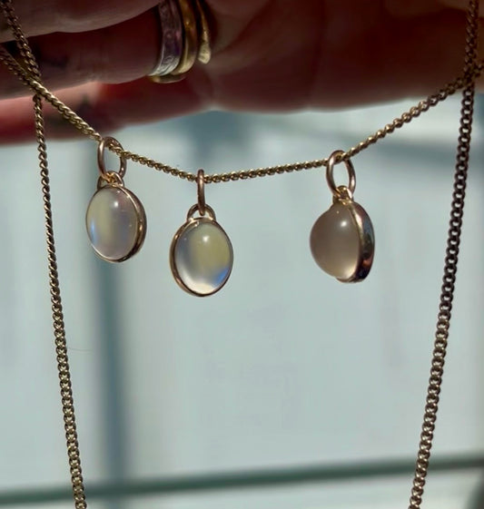Moonstone charms