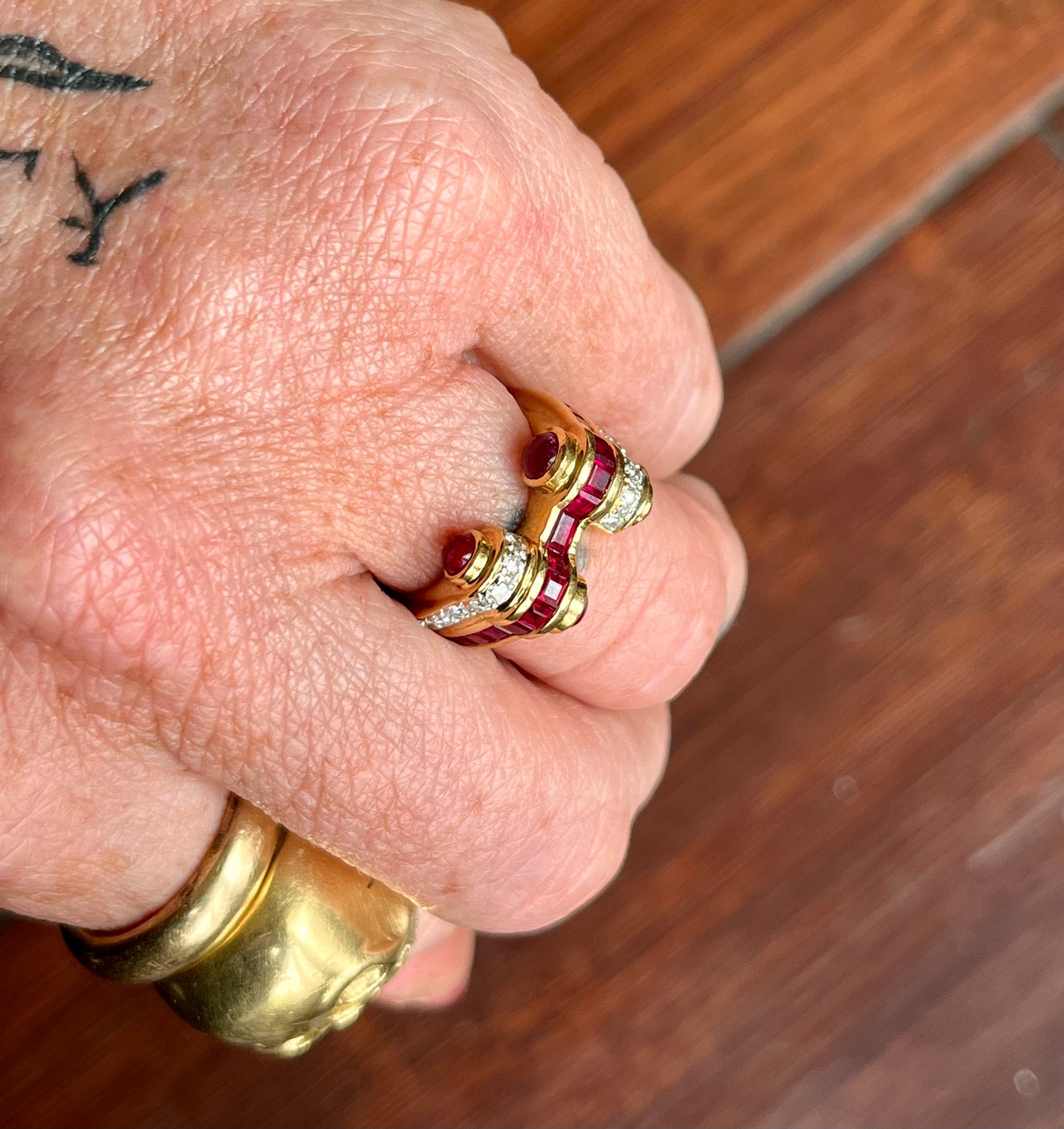 18k Tank Ring