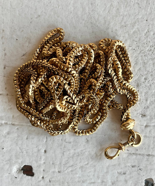 18k French Longguard chain