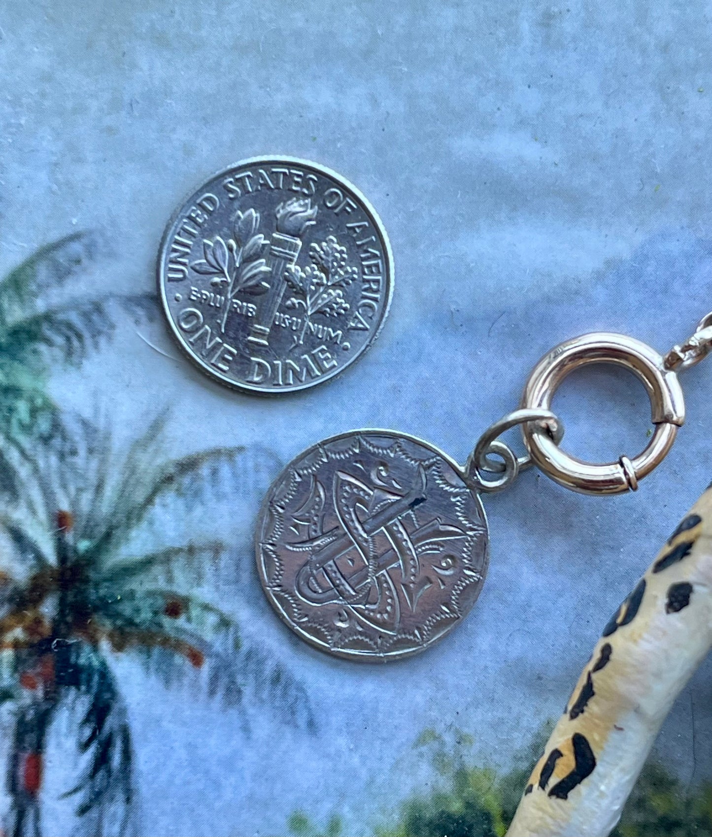 SUS silver love token