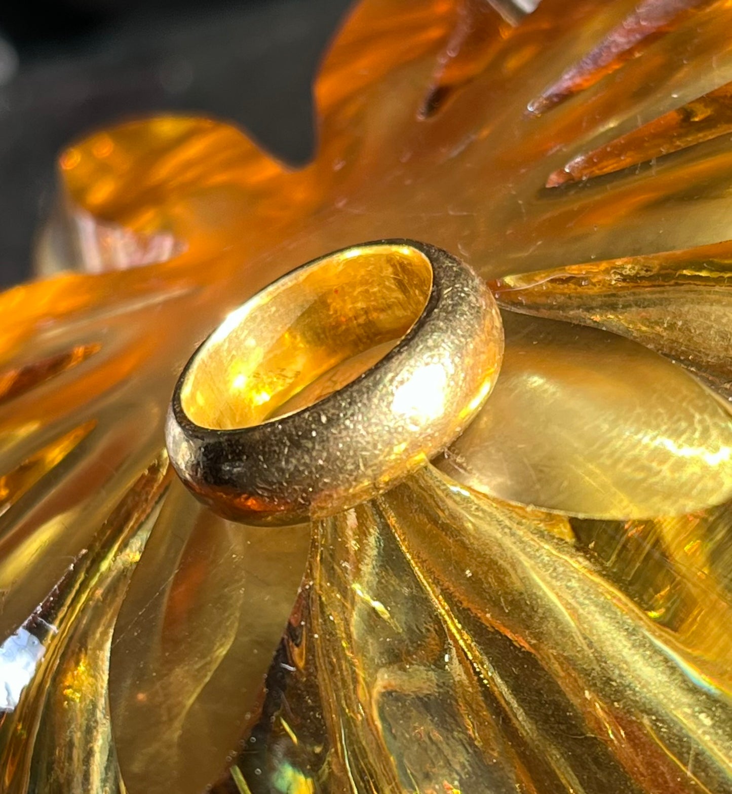 24k donut ring