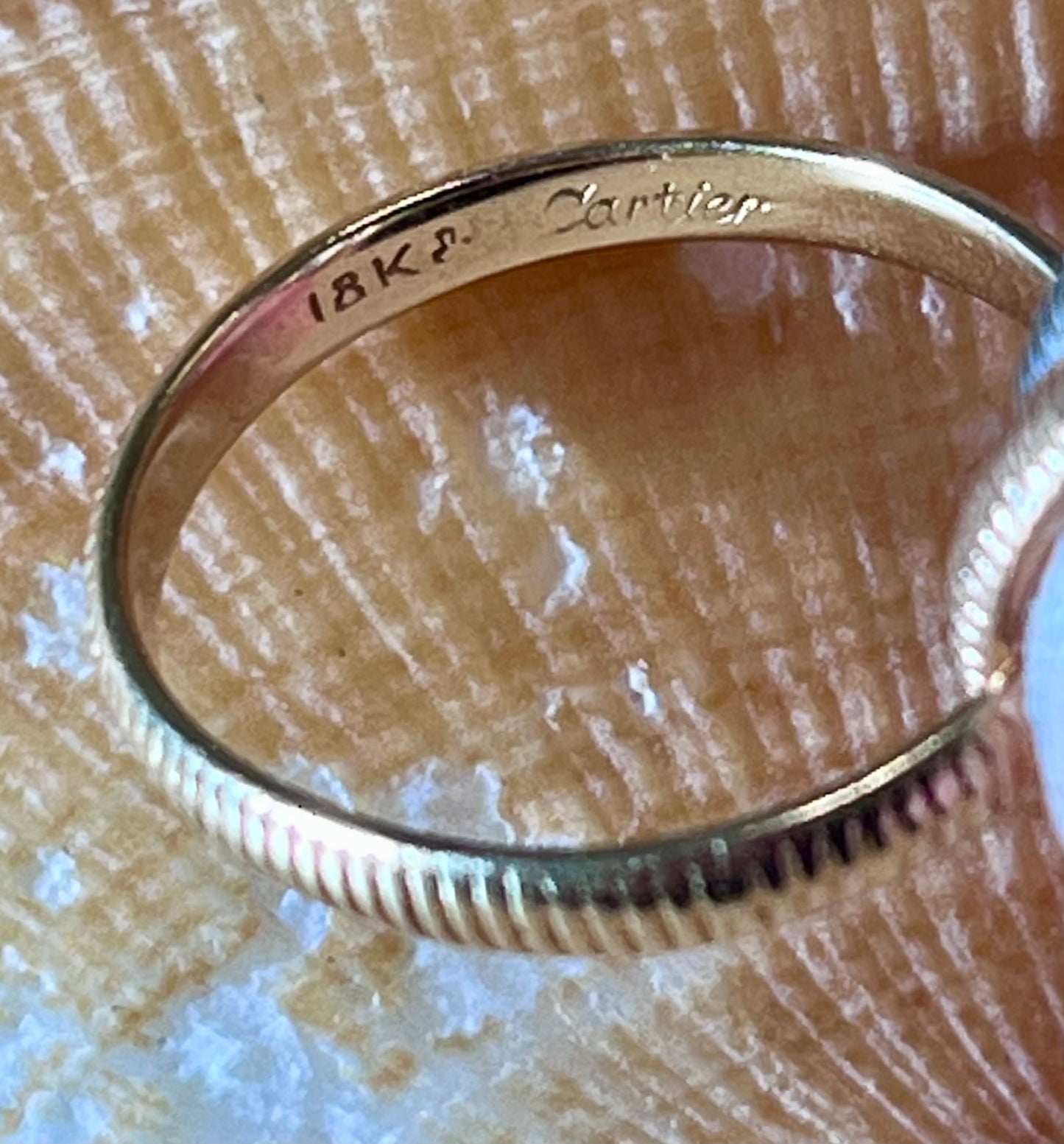 Vintage Cartier trilogy ring