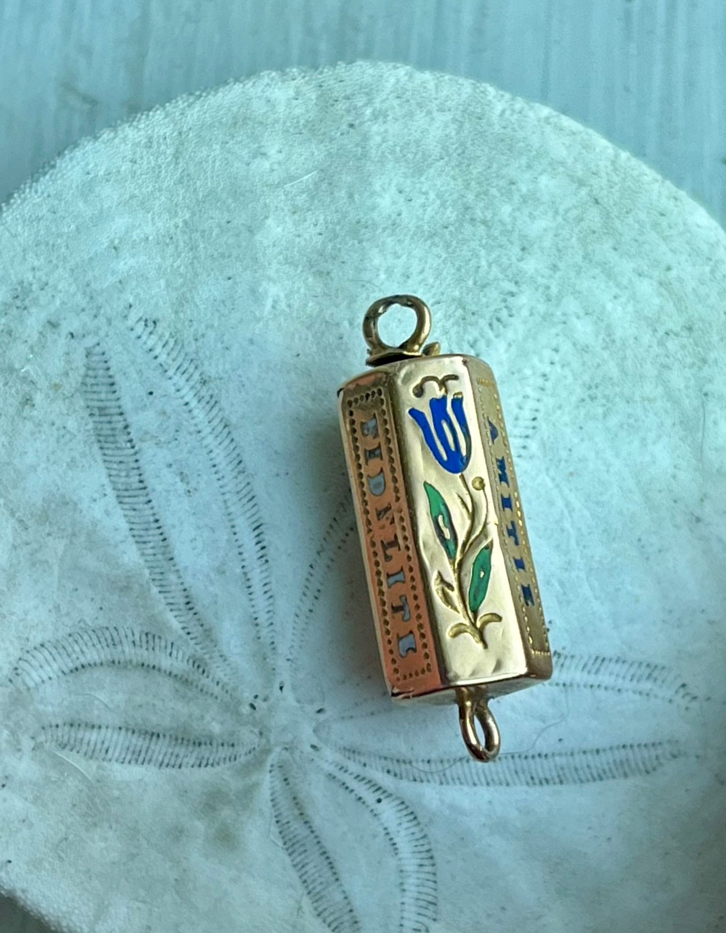 French antique barrel clasp