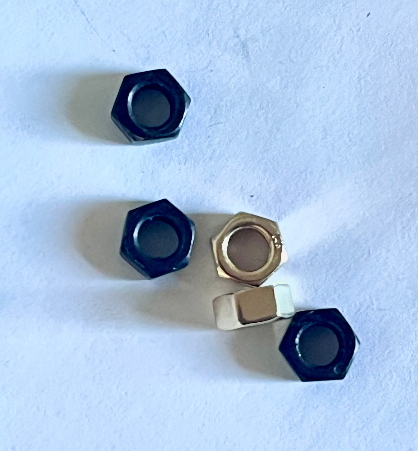 14k gold mini nut