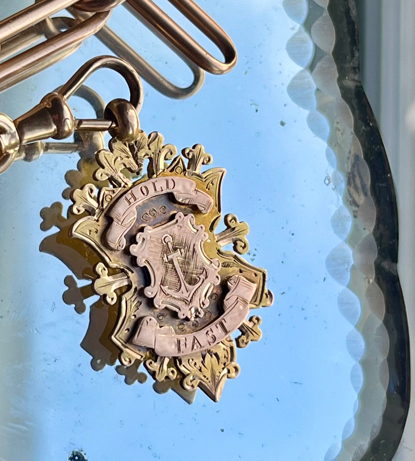 "Hold Fast" fob / pendant