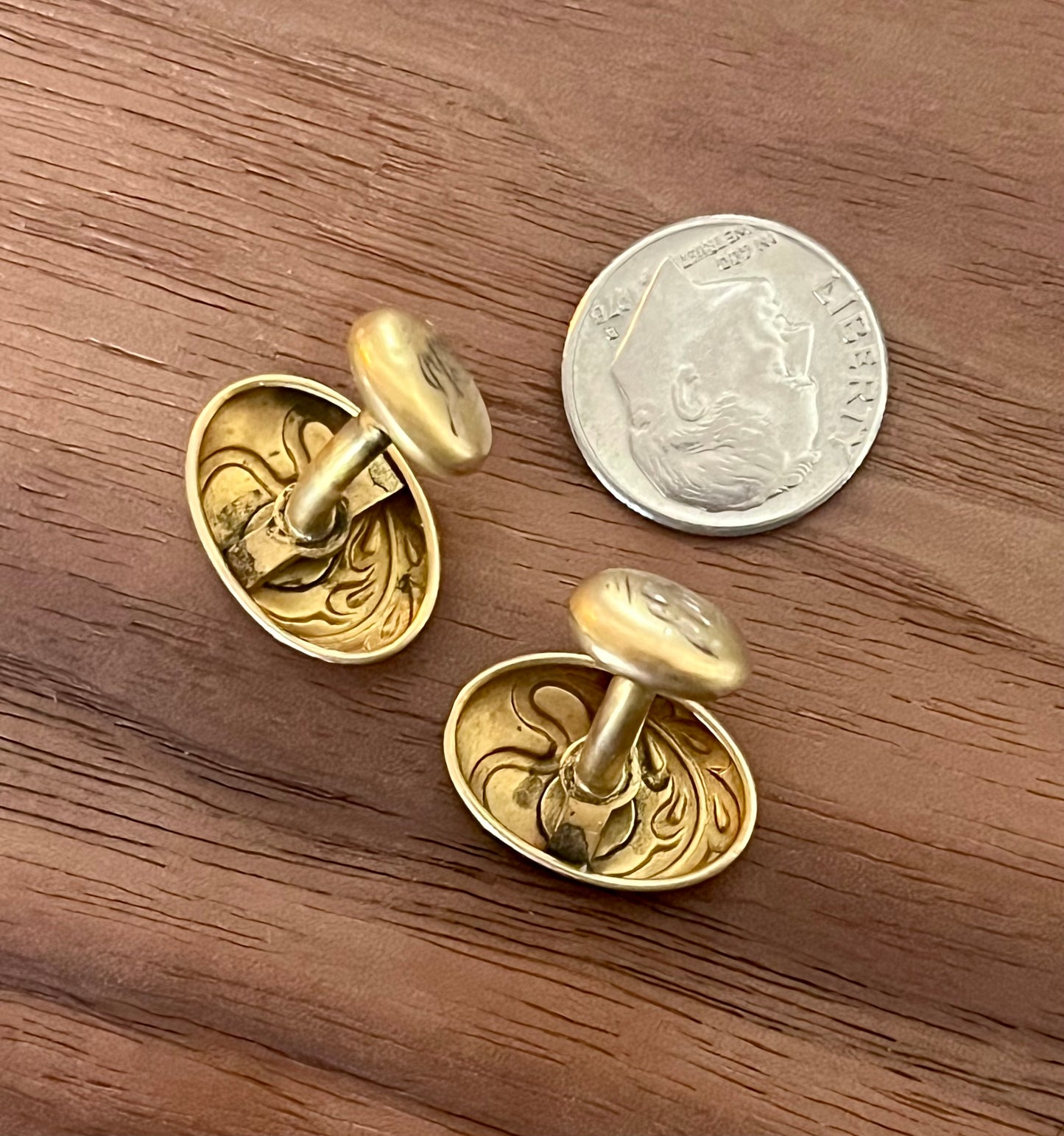 Victorian 14k cufflinks