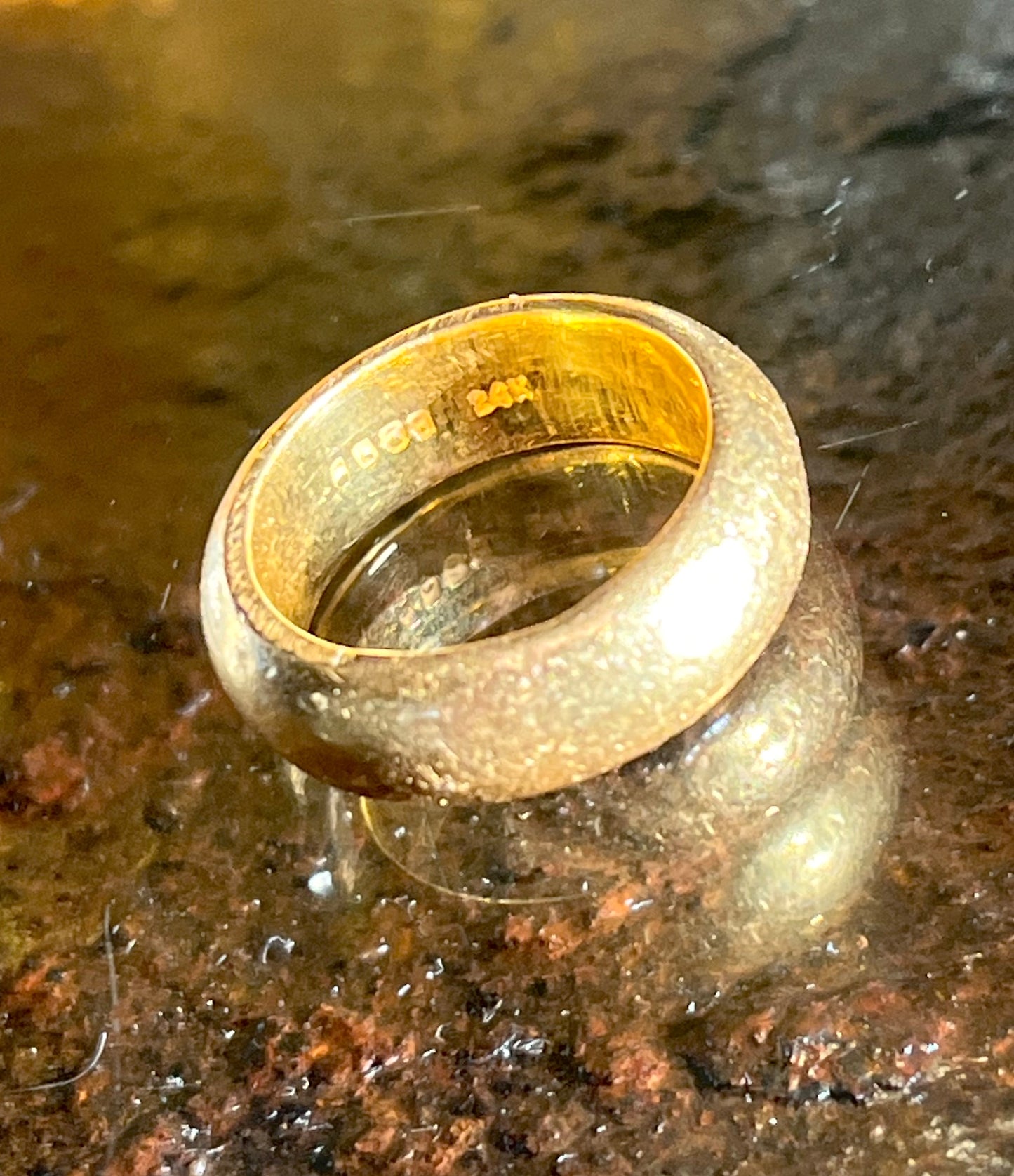 24k donut ring
