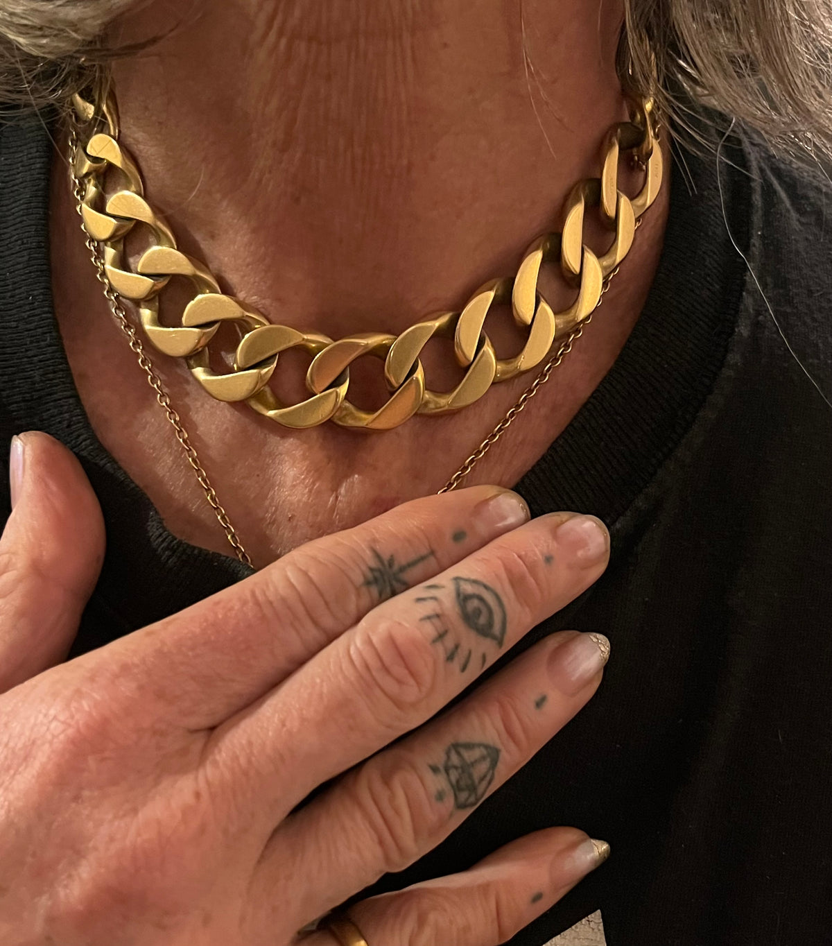 Vintage Cartier 18k bracelet necklace set