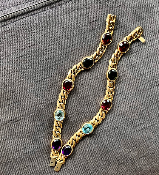 18k Gemstone bracelet