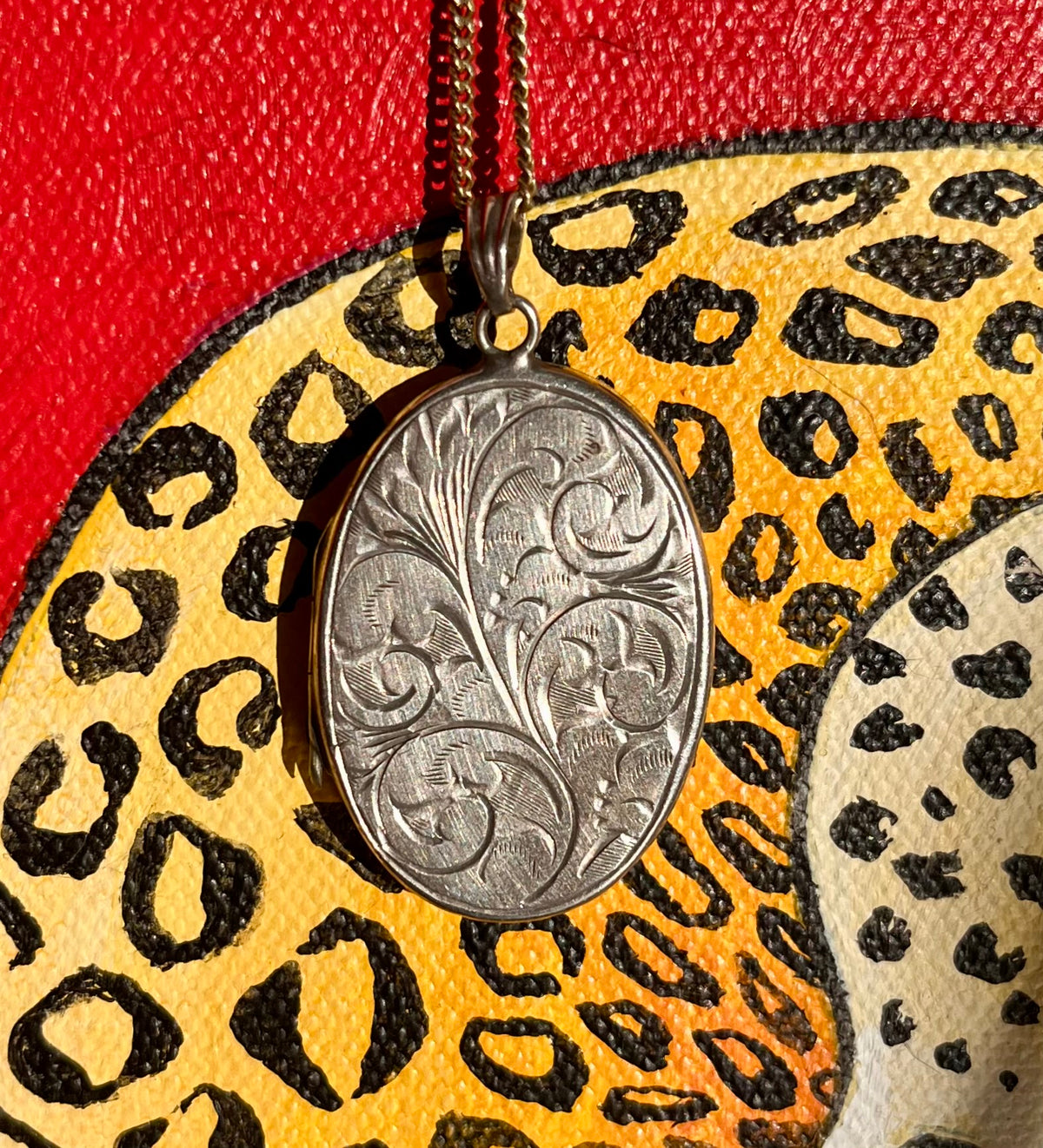 1970s sterling British locket