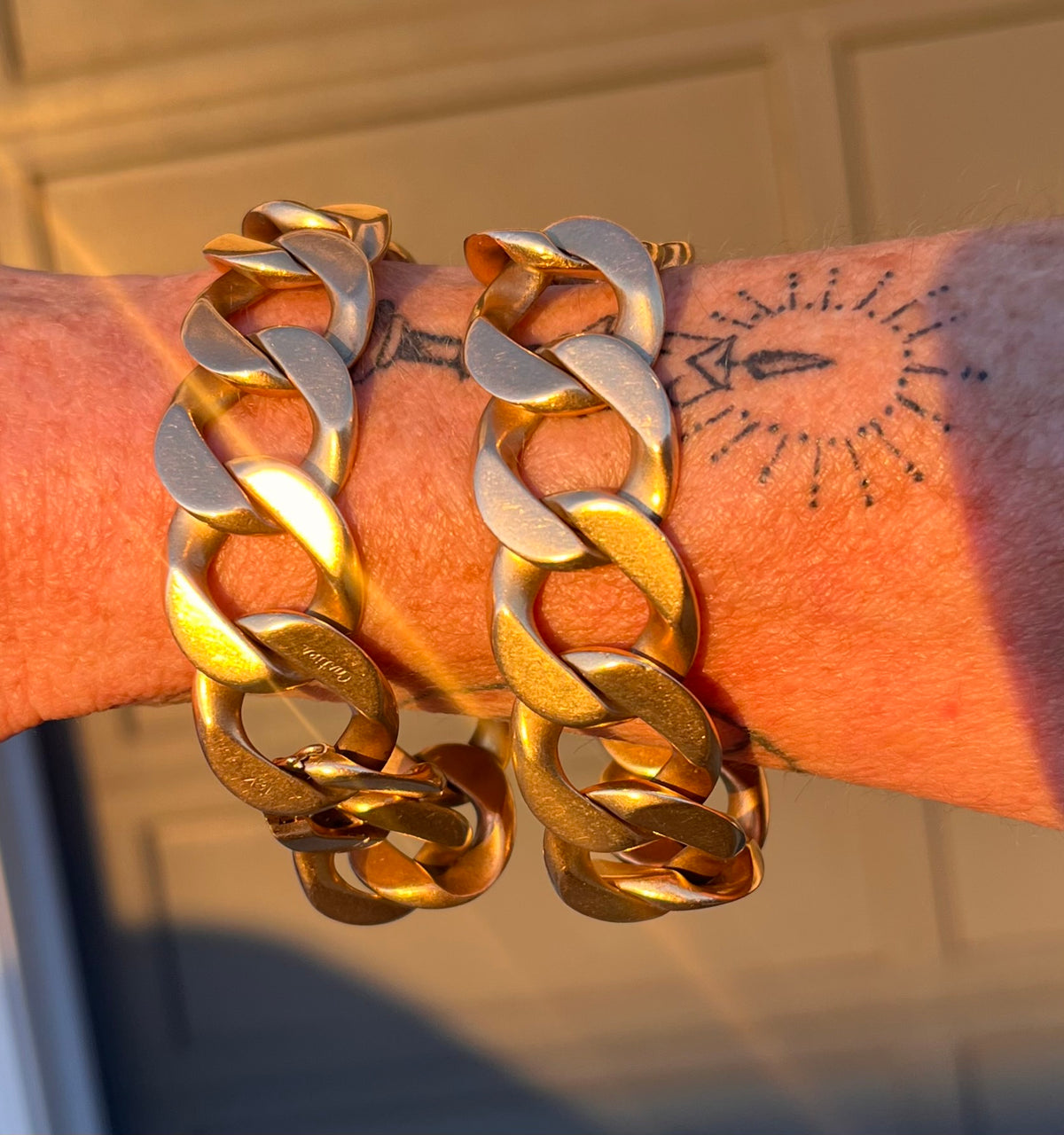 Vintage Cartier 18k bracelet necklace set