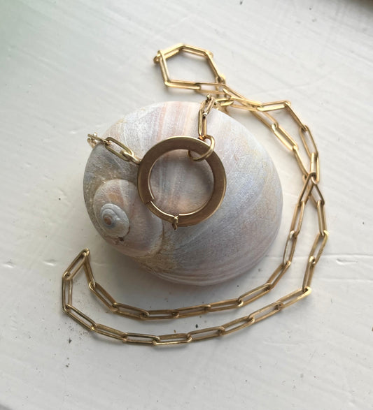 Gold Paperclip chain