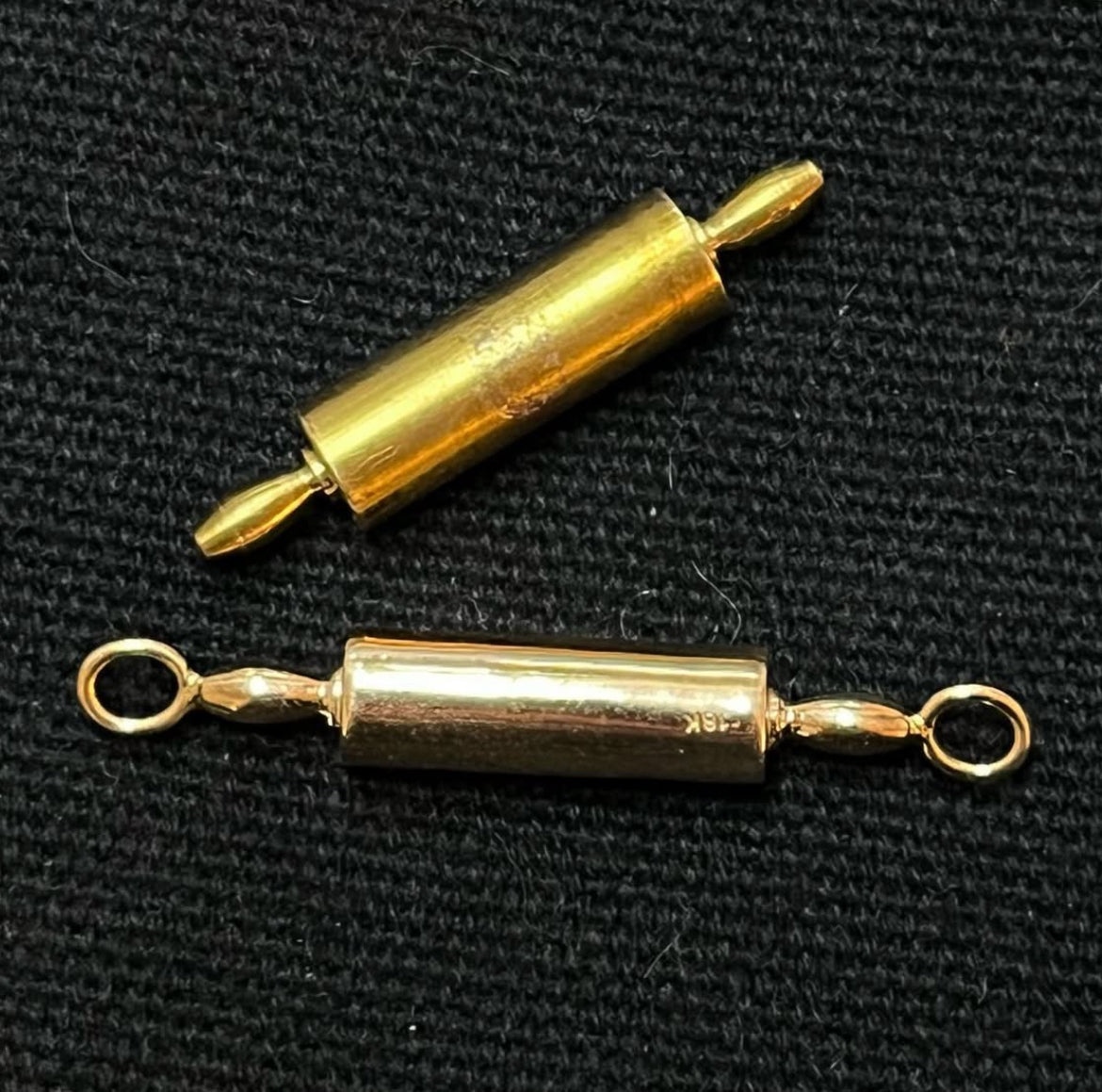 Rolling pin connector charm