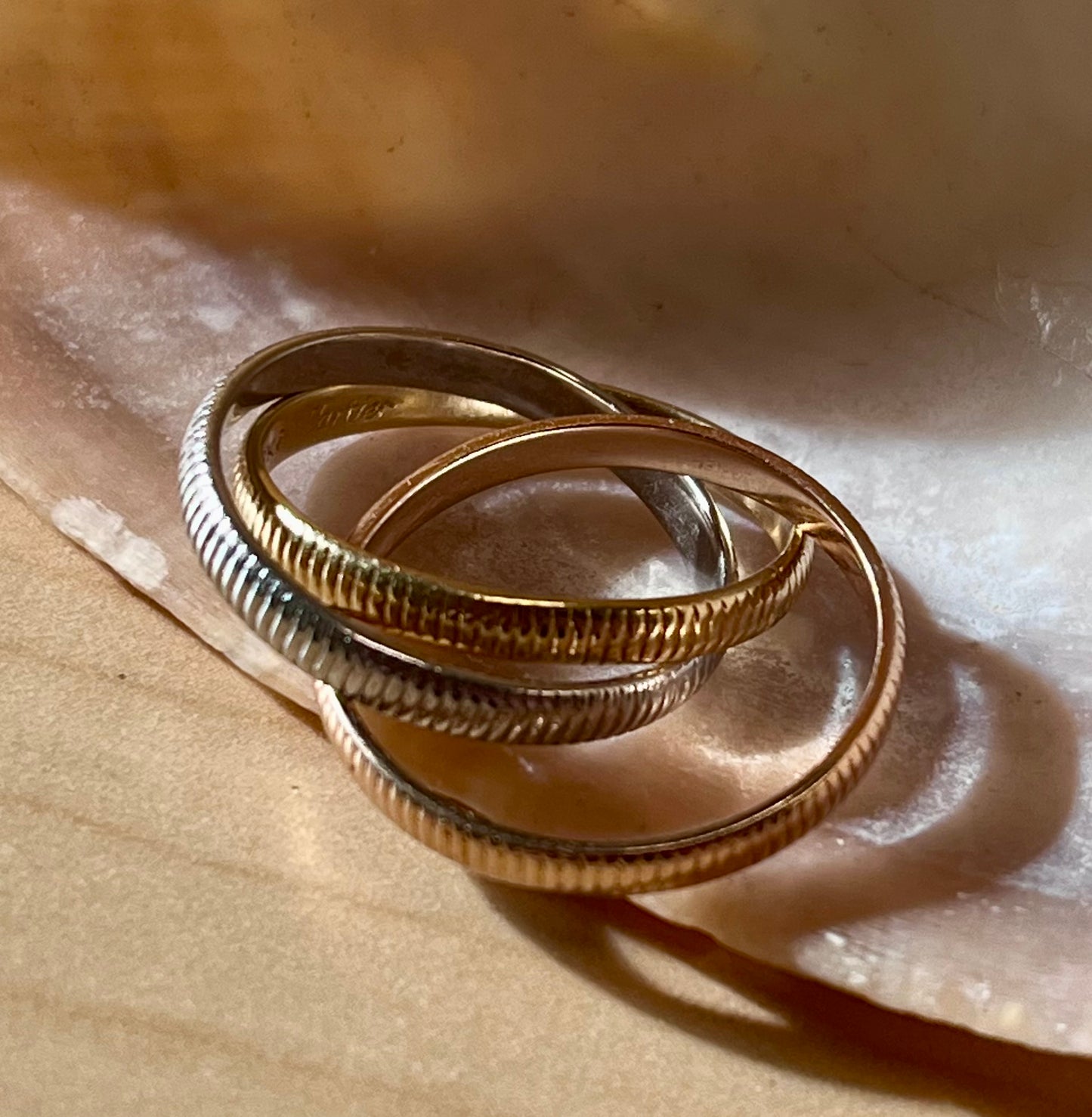 Vintage Cartier trilogy ring