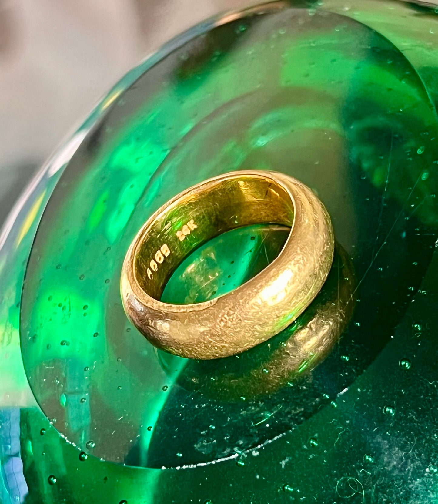 24k donut ring