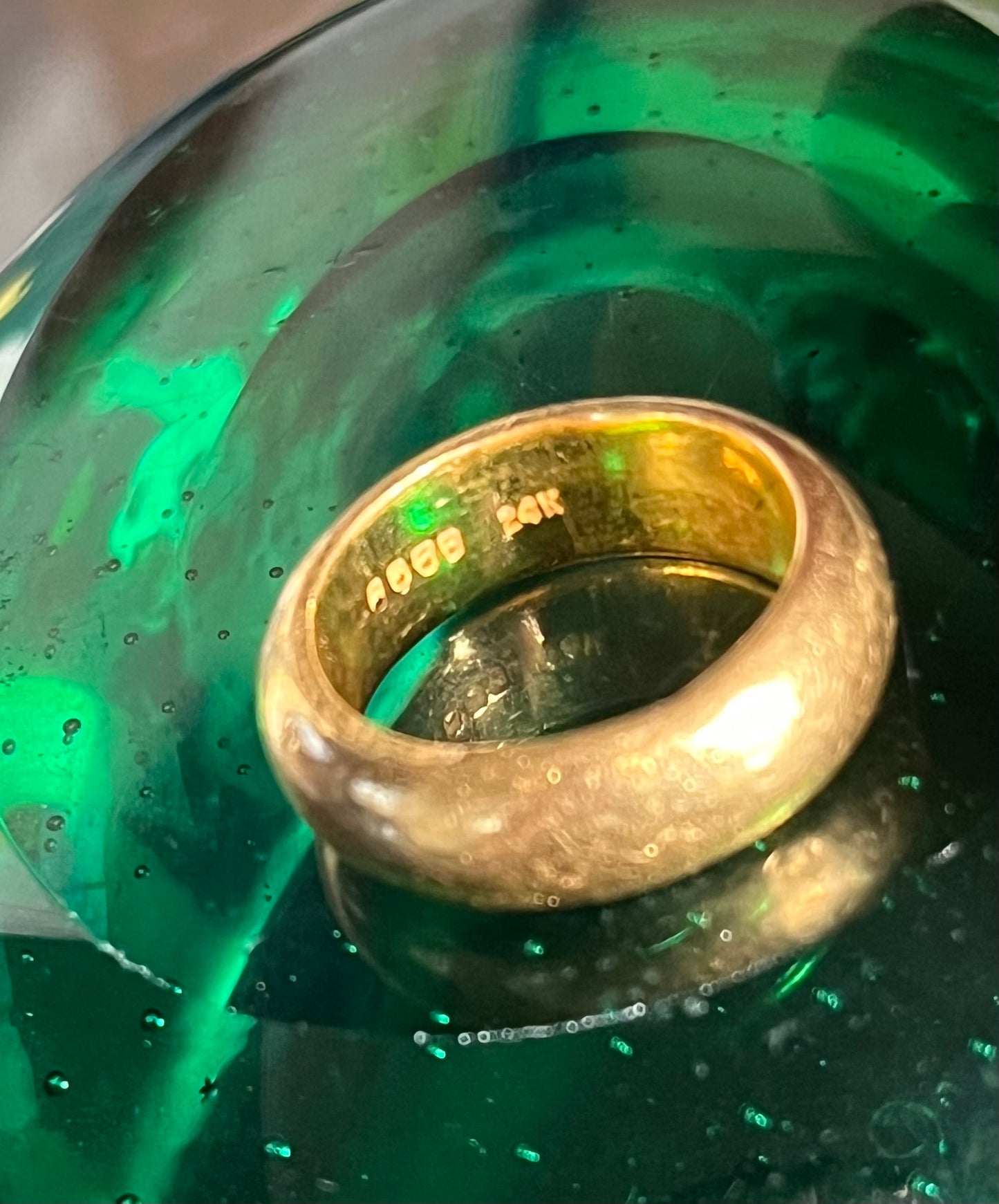 24k donut ring