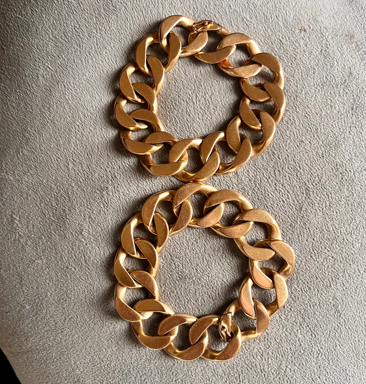 Vintage Cartier 18k bracelet necklace set