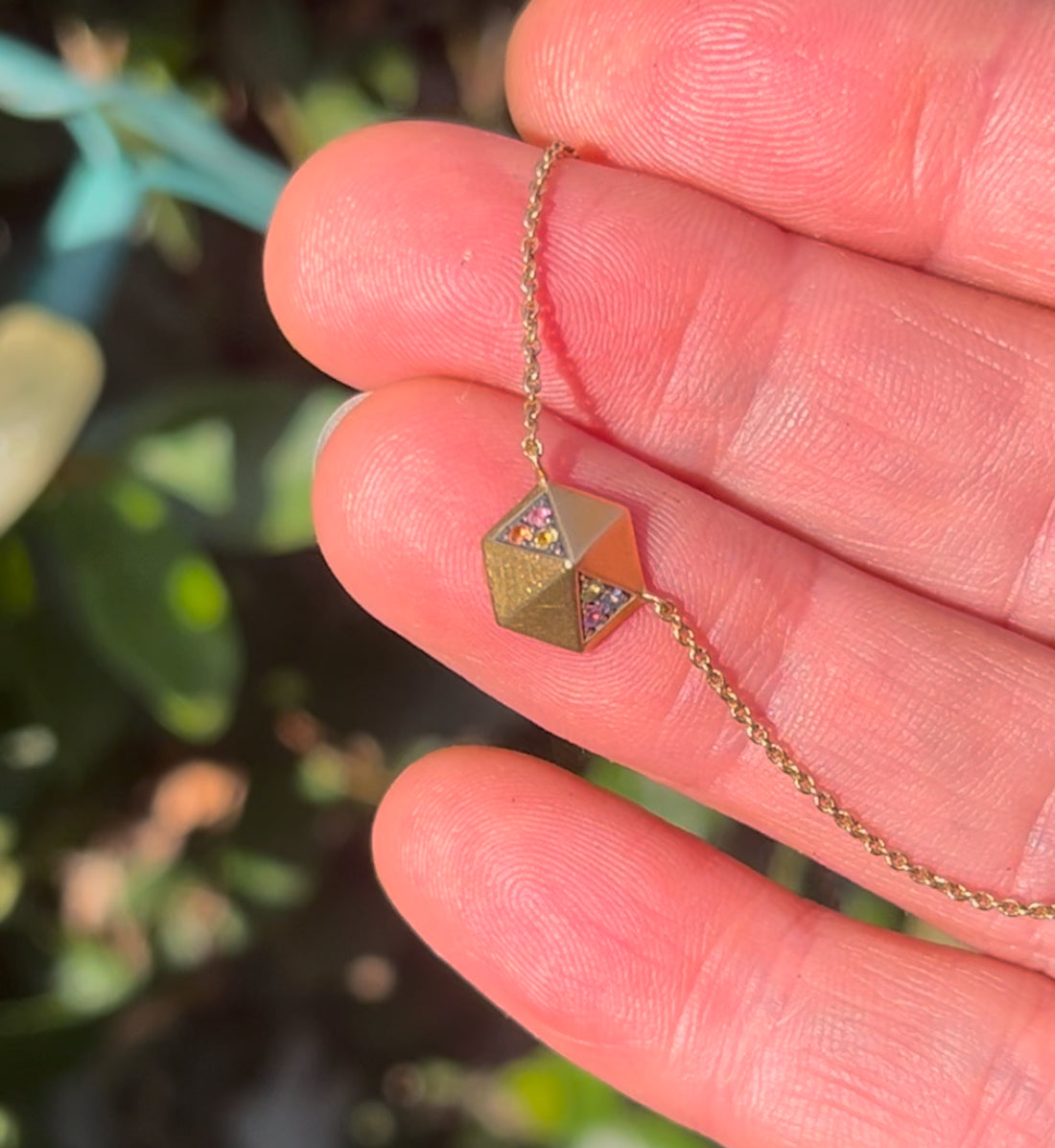 HG pyramid pendant