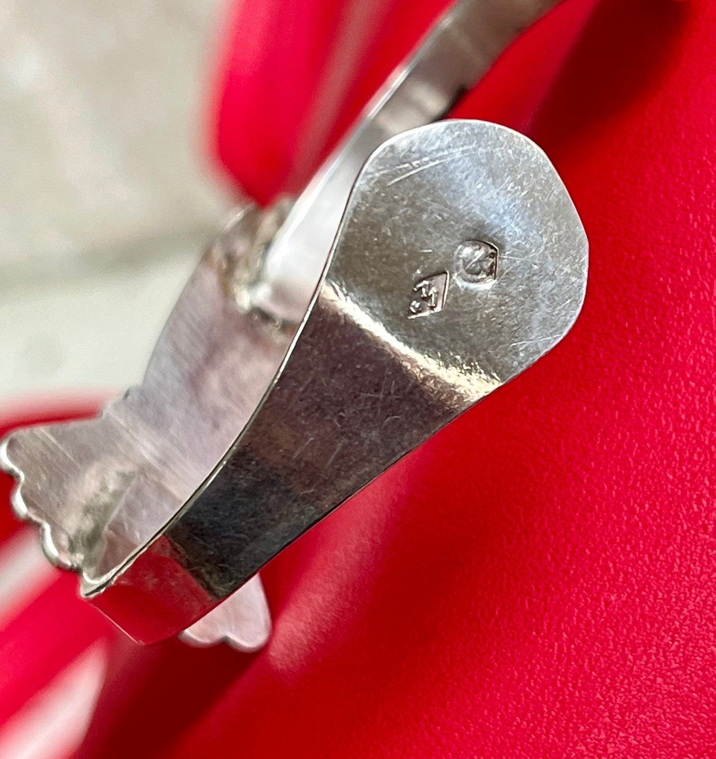 silver hand bracelet: a chatelaine conversion