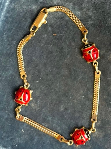 Ladybug bracelet