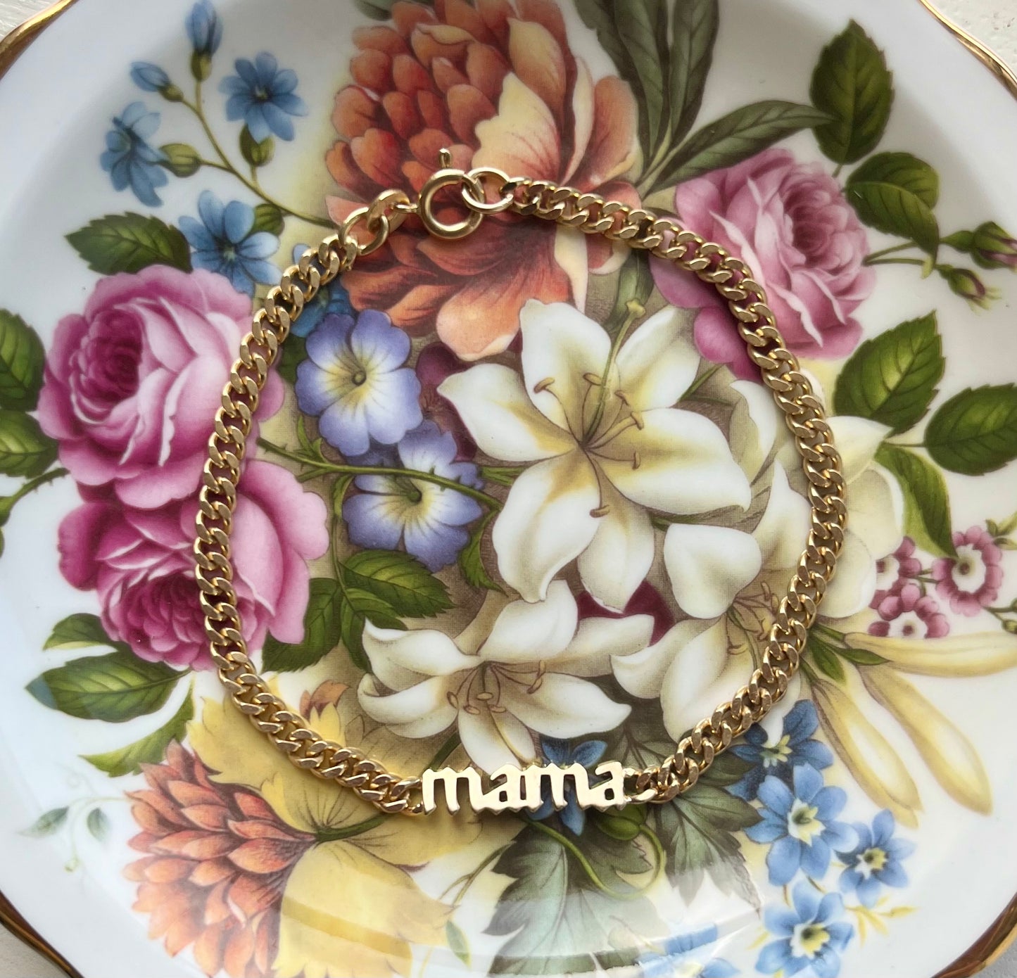 mama nameplate bracelet