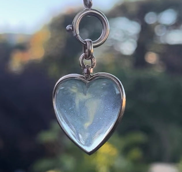 Antique French 18k gold heart locket