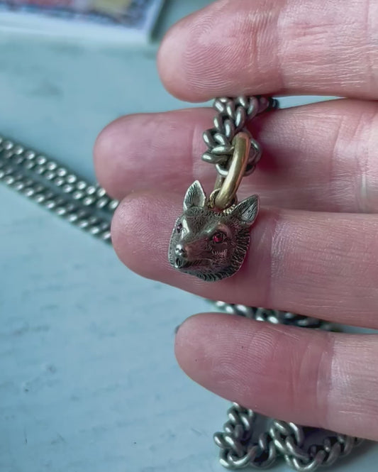 Silver Fox pendant
