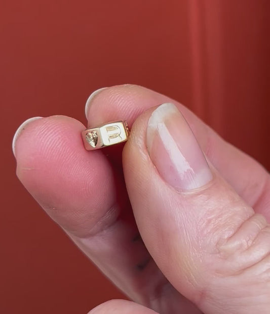 "REST" 14k mini nut